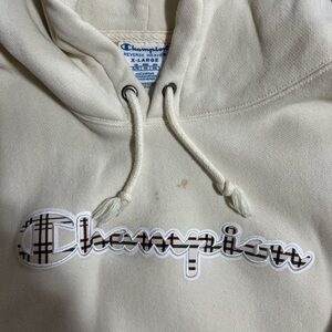 Champion Cream Hoodie
